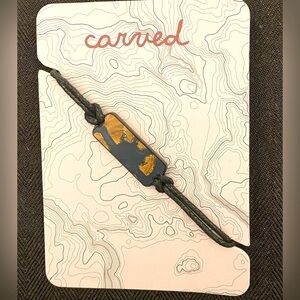 Wood and Resin Unisex Bracelet